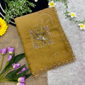 Soft Fabric Embroidery Work Saree