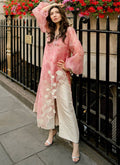 Organza Silk Digital Print Work Readymade Designer Suit
