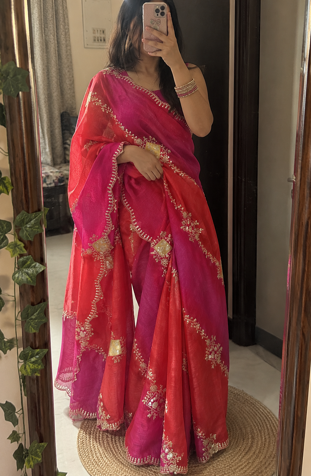 Fancy Work Designer Saree