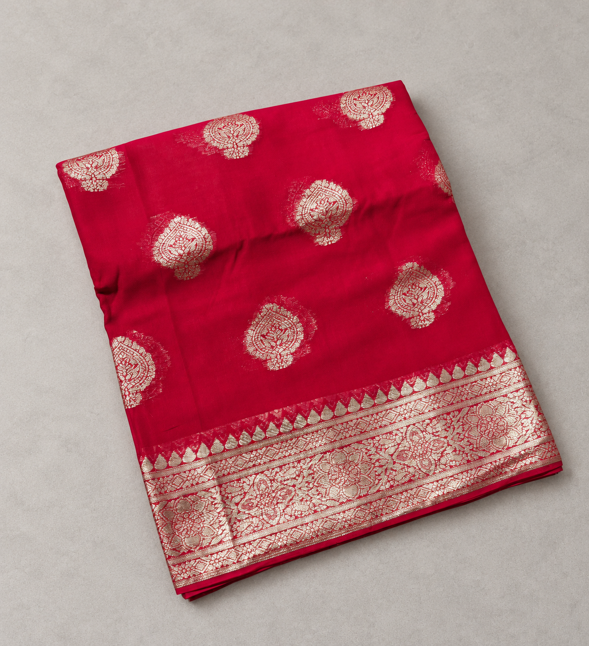 Georgette Viscose Weaving Border Saree