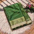 Fandy Chiffon With Ghughri Hand Work Saree