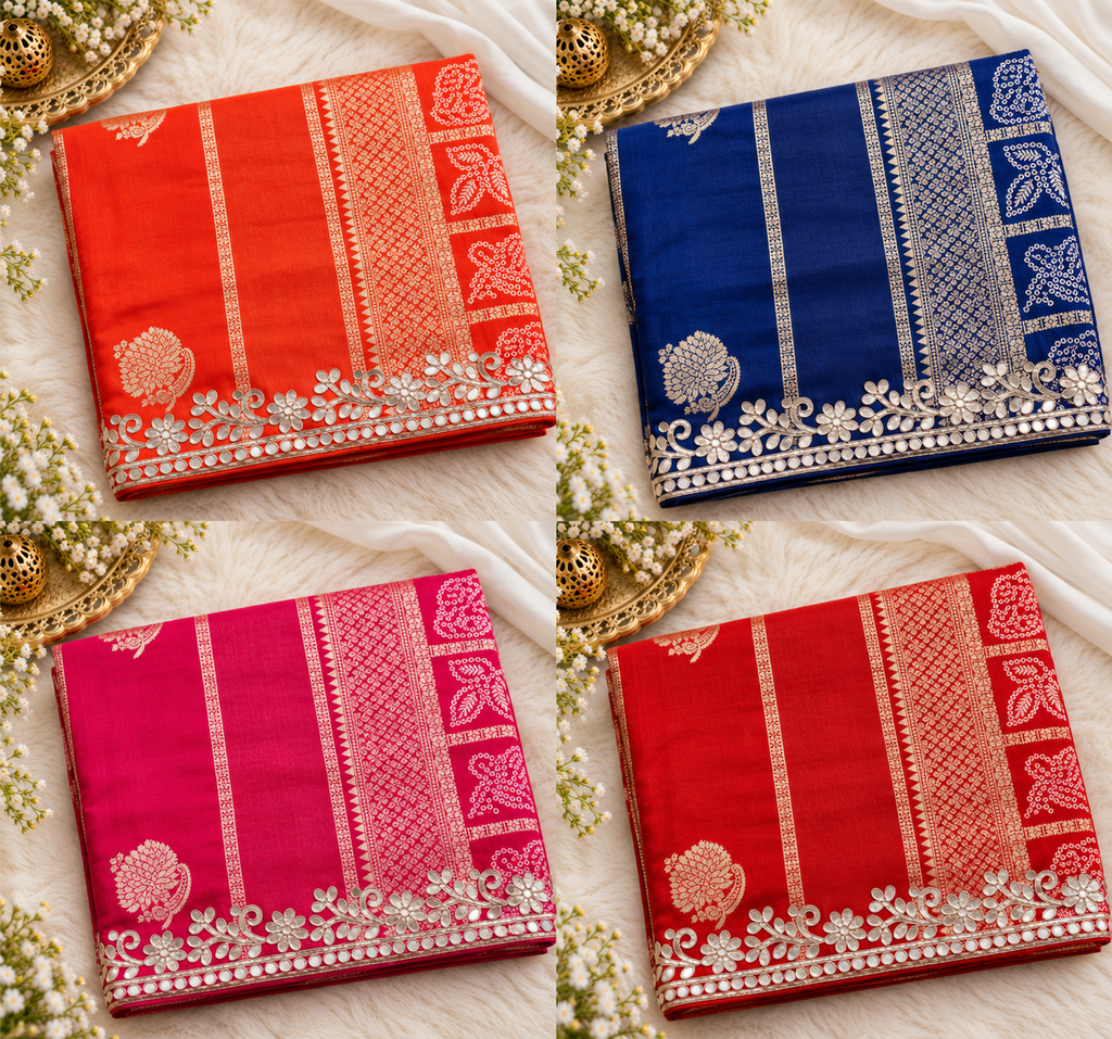 Dola Viscose Weaving Bandhej Print Pallu Saree