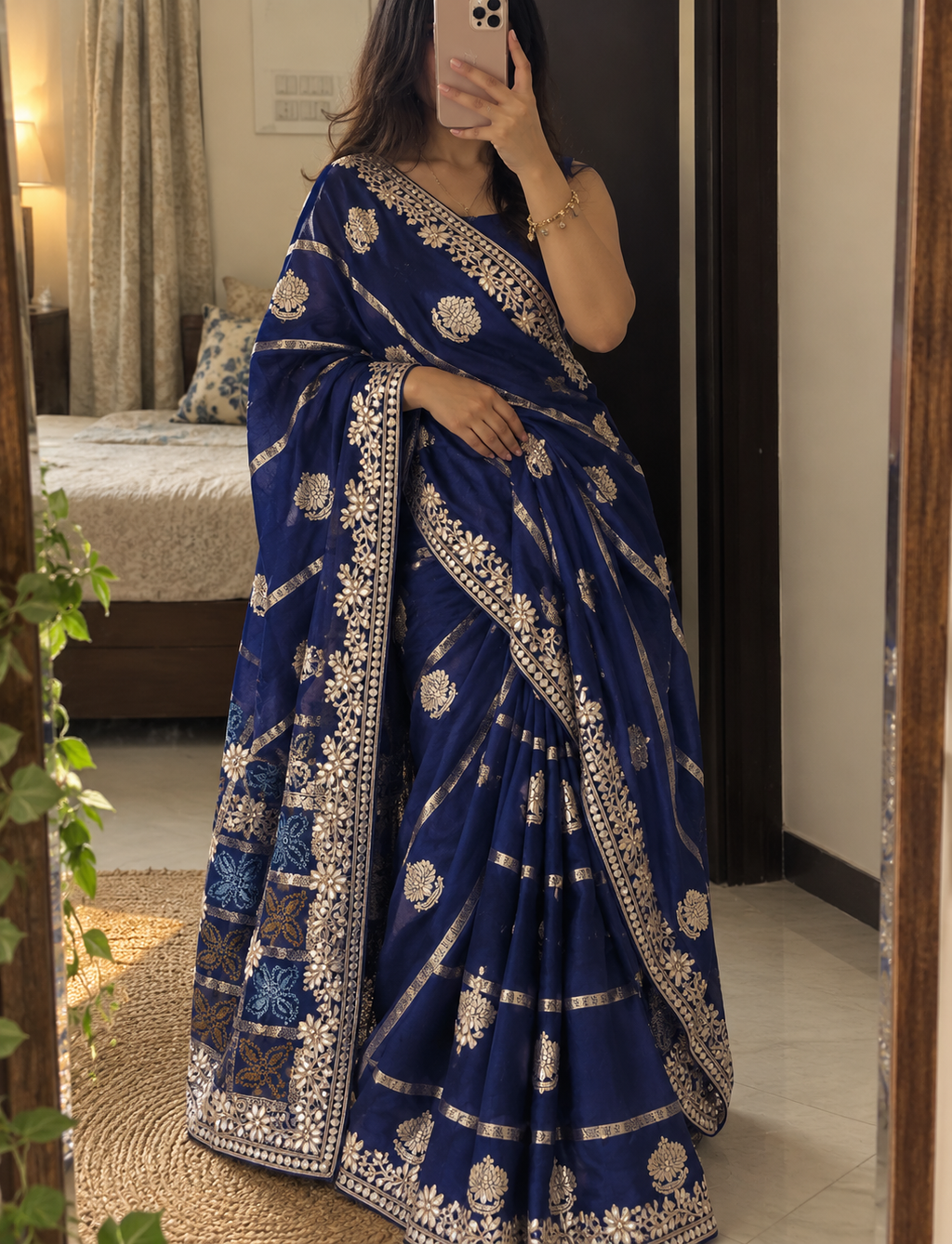 Dola Viscose Weaving Bandhej Print Pallu Saree
