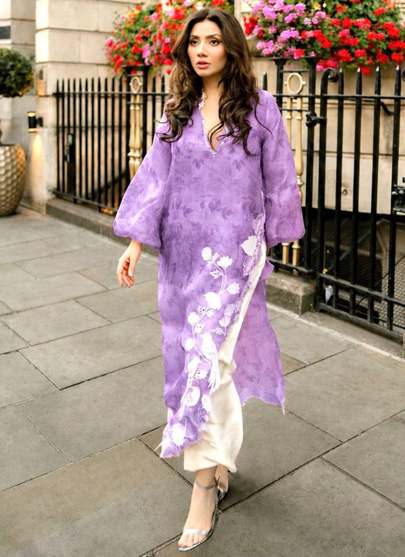 Organza Silk Digital Print Work Readymade Designer Suit